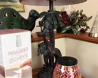 Decorative jungle table lamps