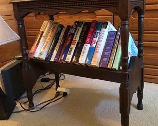 Books, Library side table