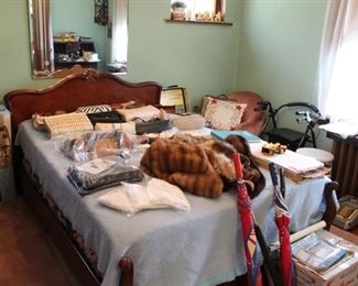 Full size bed with headboard