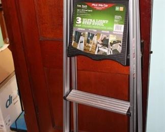 Ladders and more ladders. We have several.