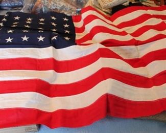Vintage American flag with 48 stars (2)