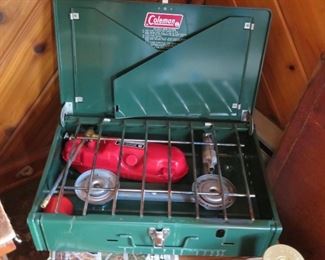 Coleman white gas stove in great shape with the box 