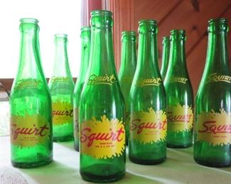 7 oz Squirt botlles - some from Chicago bottling plant