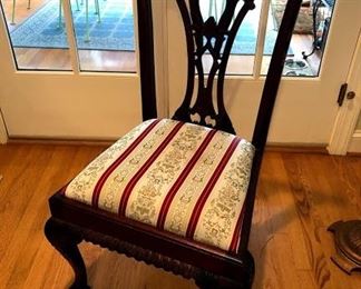 Reproduction mahogany dinning room chair x6