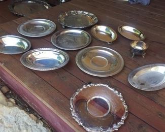 Sterling Plated silver Trays