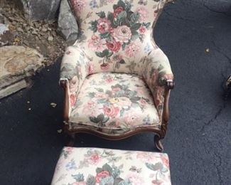 Ladies Chair with the Waverly Pattern
