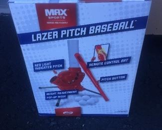 Brand new unopened Max Sports Lazer Pitch baseball