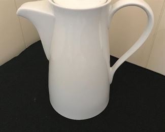 White coffee pot
