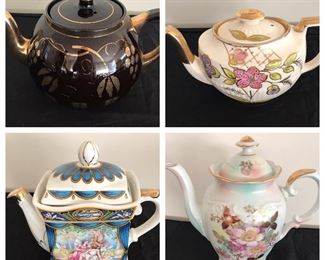 Teapots, coffee pot