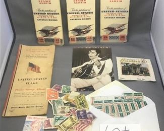 Signed Stamps and Elvis Memorbilia