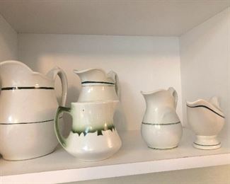 Old diner ware pitchers