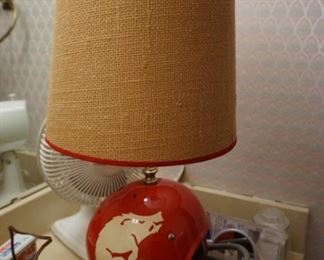 Vintage Razorback lamp