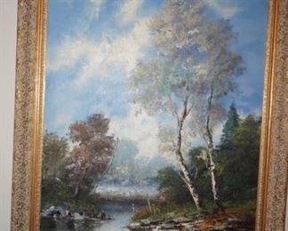 Landscape oil on canvas