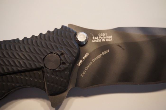 Knife - Zero Tolerance 3031 Ser. 9835 Ken Onion Design S30V
