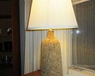 Pair of cork table lamps (#1)