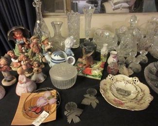 misc glassware and collectibles