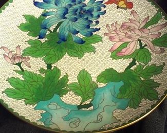 Cloisonne lrg plate