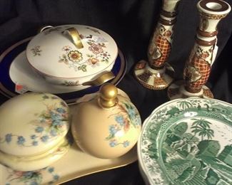 Selection of porcelain and ceramic