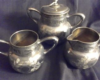 Quadruple silver 3 pc