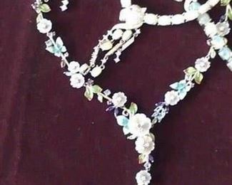 Opal OUTSTANDING selection (bracelets, necklaces & earrings + Gemstone floral bolo necklace TO DIE FOR!!! Wish the picture would be better. Come to see how detailed these pieces are.