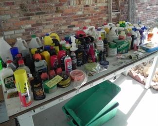 Tons of Cleaning, Car and Paint Supplies
