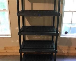 Sturdy Black Shelving Unit #2 https://ctbids.com/#!/description/share/233965