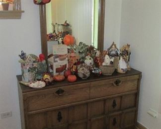 Nice dresser with fall decor
