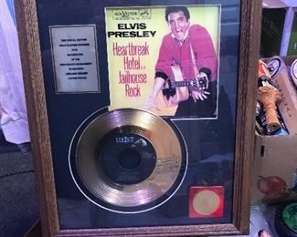 Elvis gold record