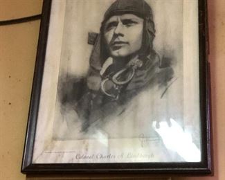 Pencil drawing artist signed