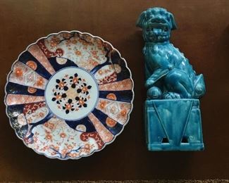Imari and Foo Dog