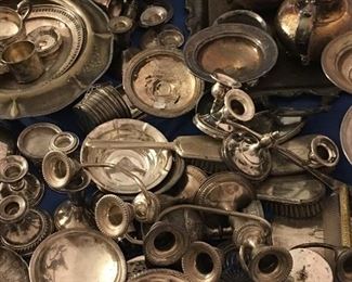 Lots of silver and silver-plate