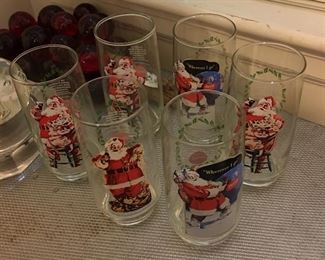 Lots of Coca Cola items