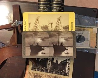 Telescopic Cards with viewer. Also, not pictured here A tremendous amount of postcards!!