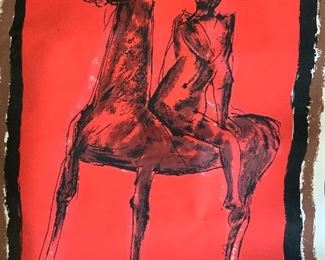 Marino Marini screenprint