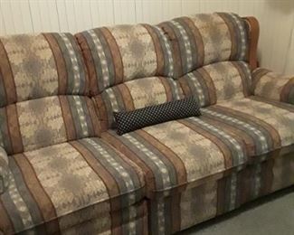 Sofa bed for the cabin. 