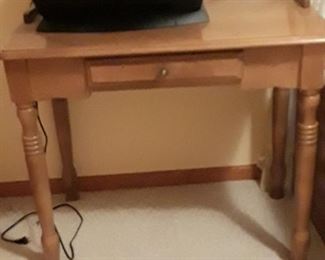 Small desk.