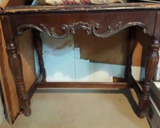 Carved ornate hall table, a little TLC and it will be a beautiful accent to any space.