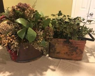 Copper and Brass Containers