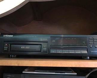 Pioneer Disc Player and Mitsubishi VHS Player