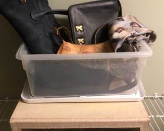 Shoe Storage and Purses