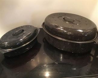 Two Roasting Pots