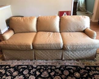 Taylor King Quilted Three Cushion Sofa