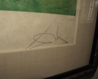 Salvador Dali The Discovery of America by Columbus Hand Signed