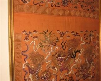 Silk Chinese tapestry