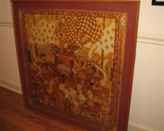 Vintage Gucci for Lyric Opera of Chicago framed scarf