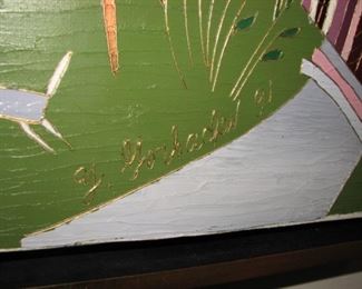 Yuri Gorbachev multi-media painting