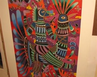 Yuri Gorbachev multi-media painting