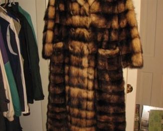 Vintage adjustable length fur coat by Joseph Poppie