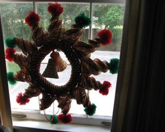 Vintage Christmas wreath