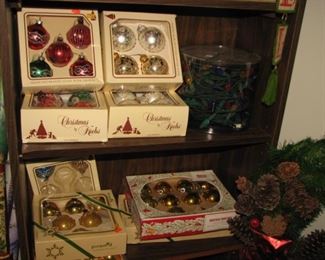 Vintage Christmas ornaments